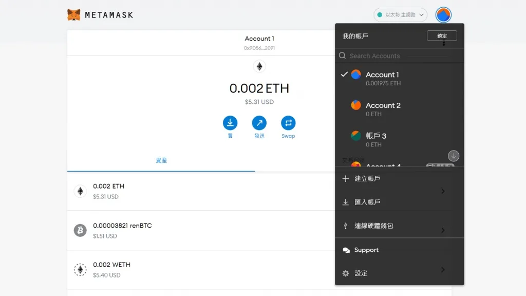 metamask usdt