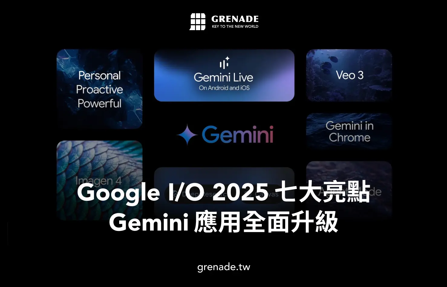 Google I/O 2025 重點整理：Gemini 升級、Imagen 4、Veo 3 全面整合創作與工作流程