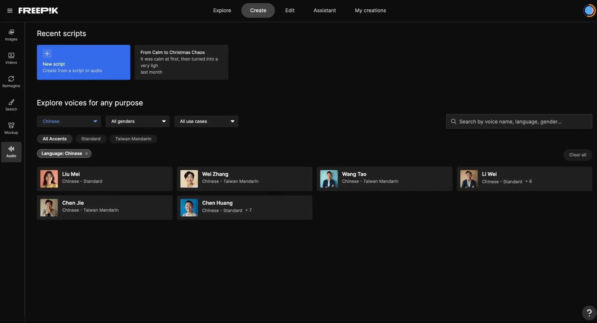 Freepikai Audio