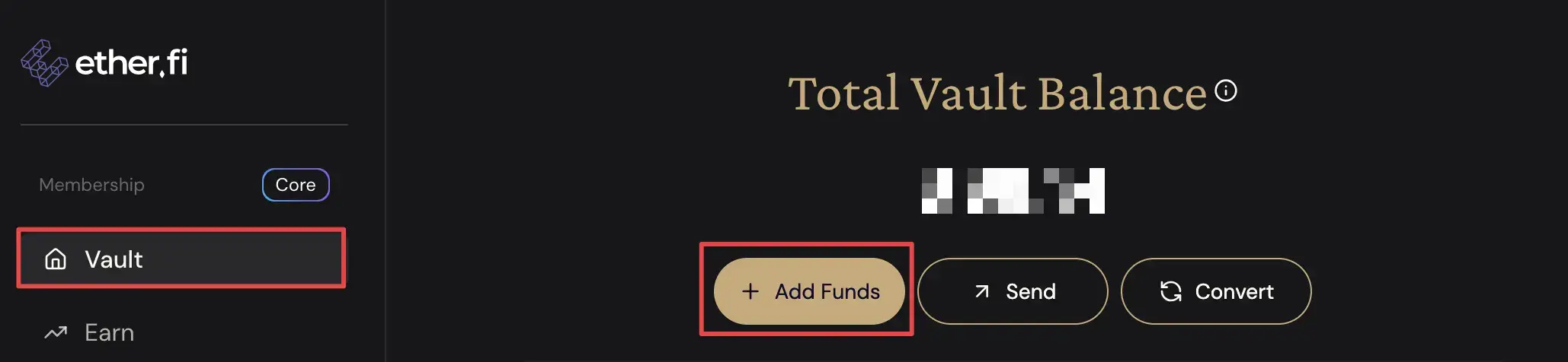 Ether.fi Vault 取得銀行帳戶資料