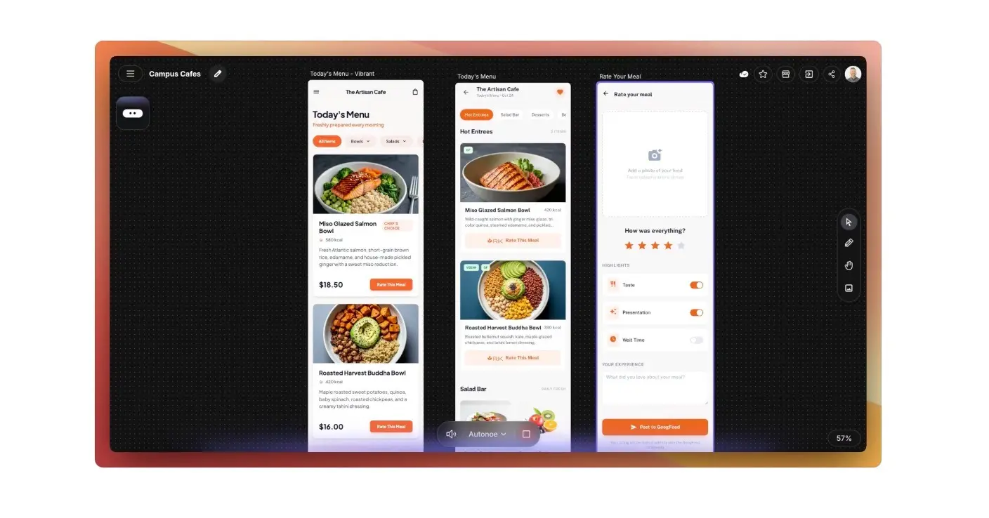Google Stitch - Voice