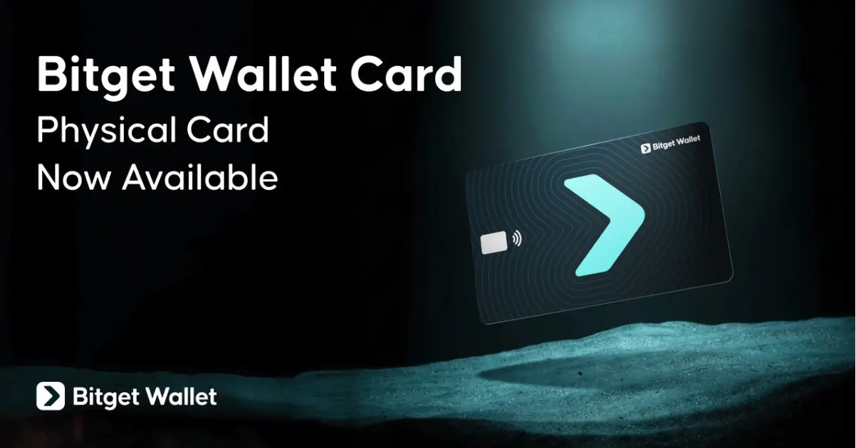 Bitget Wallet 推出實體加密卡，支援全球 ATM 提款