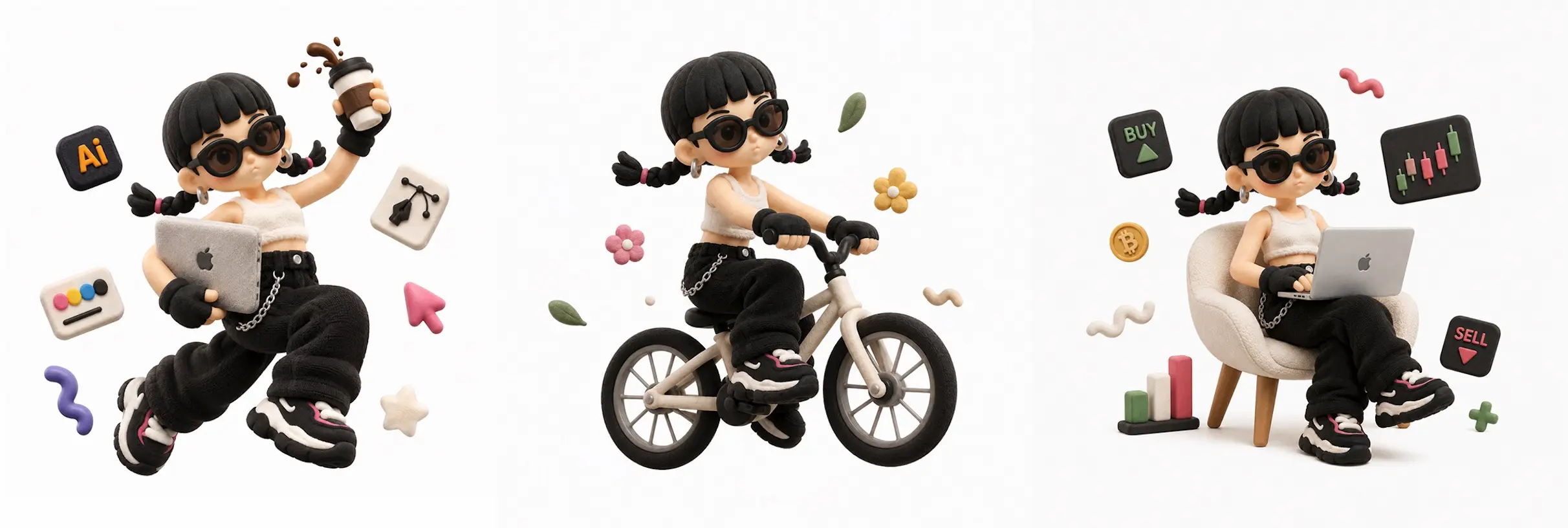 ChatGPT Image 2.0 - 3D IP 插畫