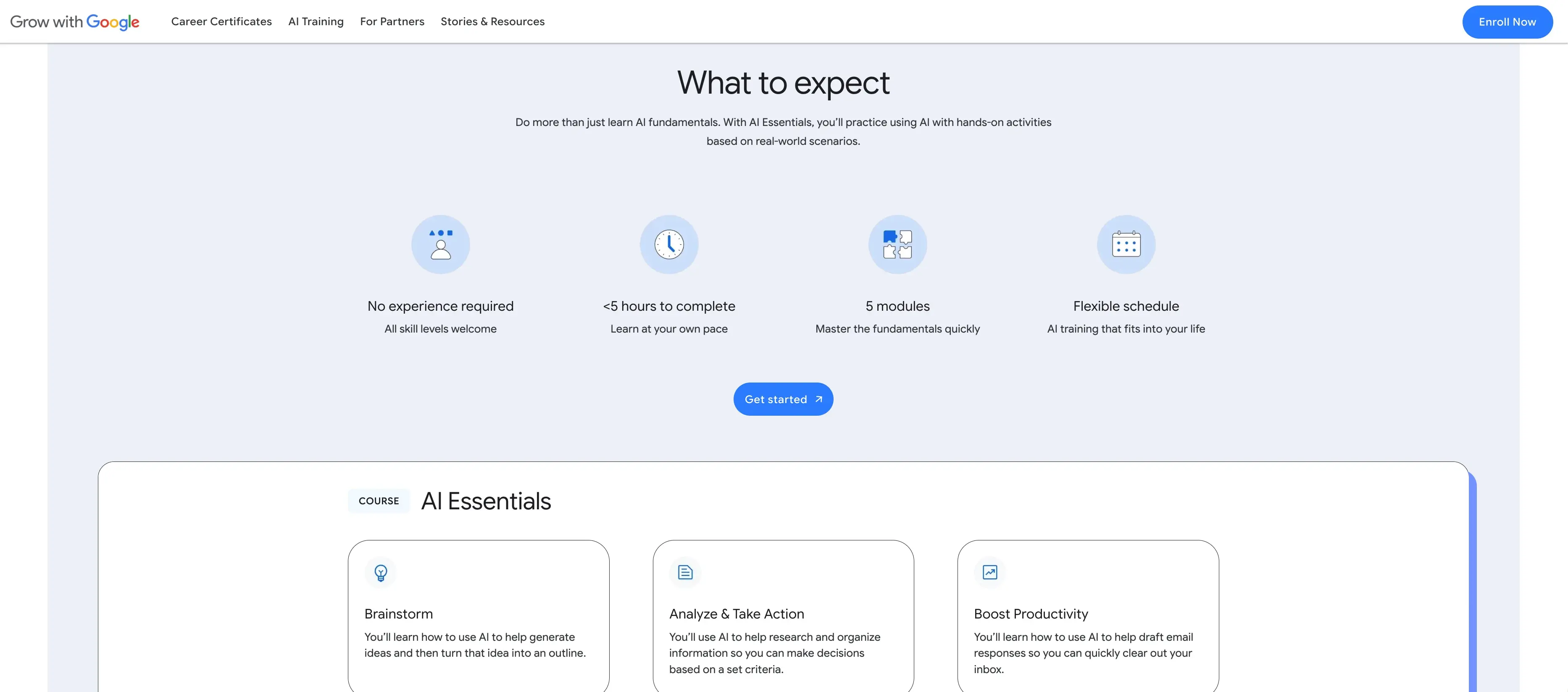 Google AI Essentials