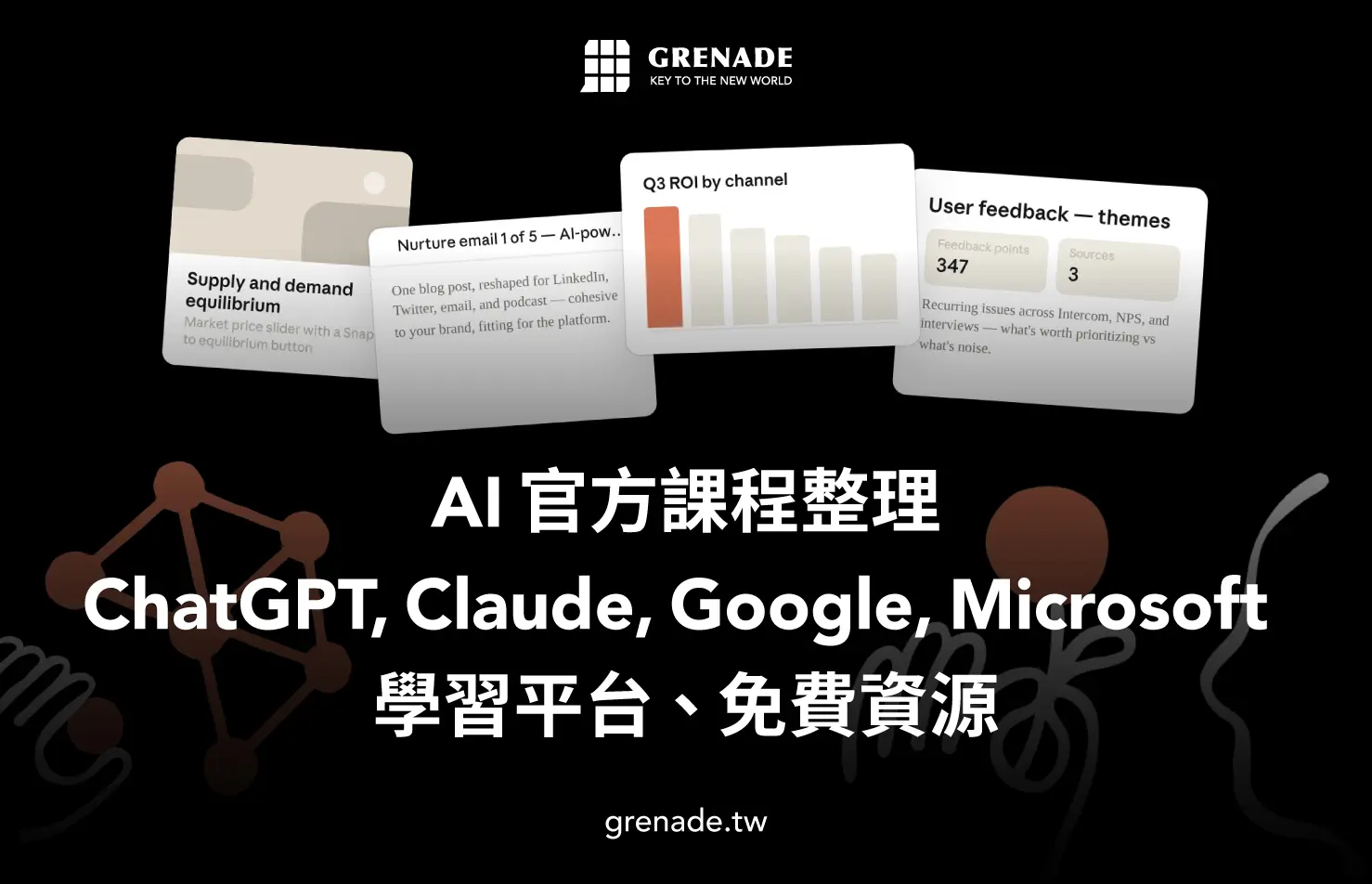 2026 AI 官方課程整理：ChatGPT、Claude、Google、Microsoft 學習平台、免費資源與證書比較