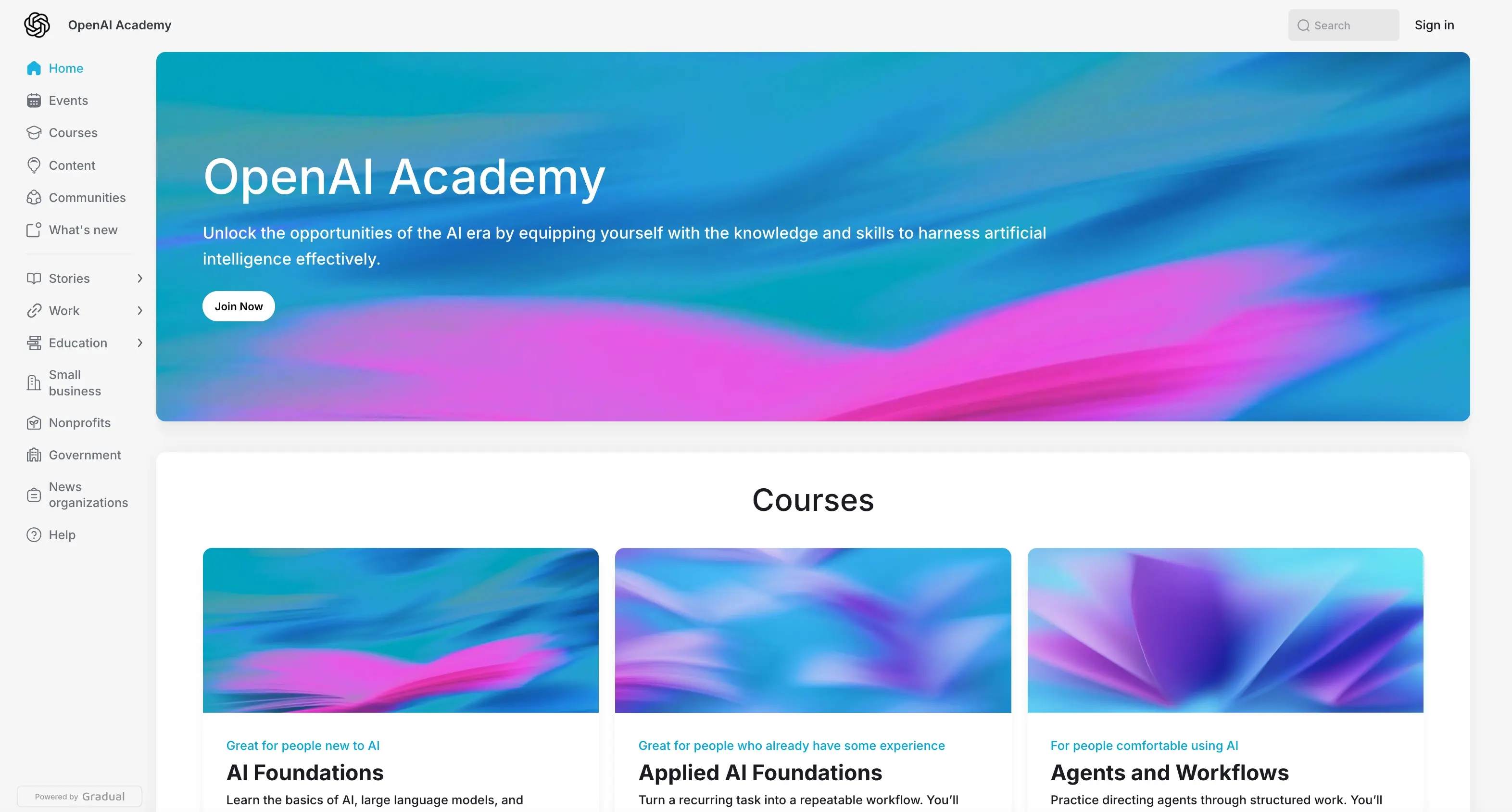OpenAI Academy 