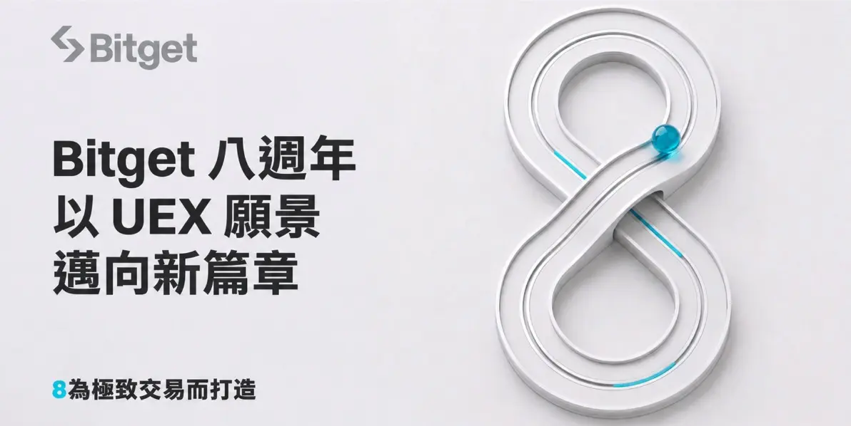 Bitget 八週年:以 UEX 串聯多元市場,追求交易極致主義